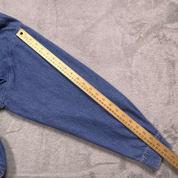 Vintage Bobbie Brooks Denim Shirt Fall Harvest Embroidered Countrycore - Picture 14 of 15